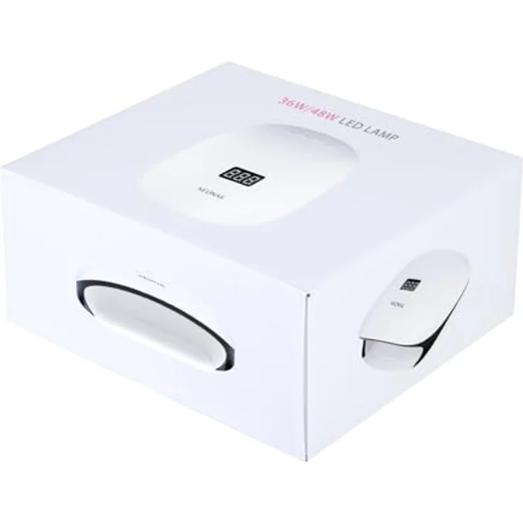 NEONAIL LED Lamp 36W, Nageltrockner mit 48 LEDs für brillante Gellack-Maniküre, schwarz – Bild 6