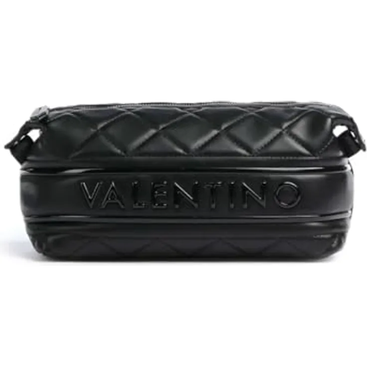 Valentino Damen 51O-ADA WEICHE Kosmetiktasche, Nero 27,5 x 15 x 11 cm, gesteppte Optik, hochwertige Verarbeitung