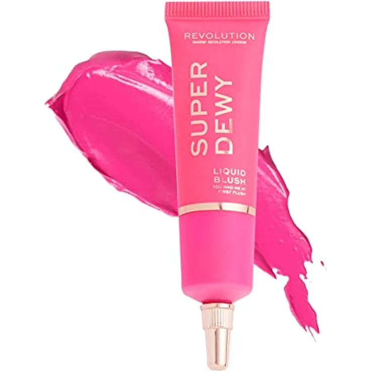 Makeup Revolution, Superdewy Liquid Blusher, You Had Me at First Blush, 15ml