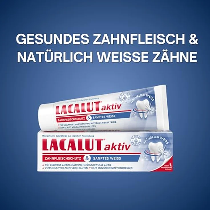 Dr. Theiss Naturwaren Lacalut aktiv Zahnfleischschutz & sanftes Weiß 75 ml – Bild 8