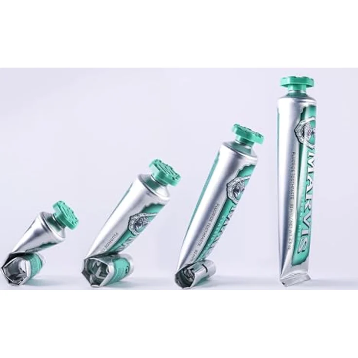 Marvis Mini Classic Strong Mint für frischen Atem, effektiv gegen Plaque, Reisegröße, 25 ml – Bild 6