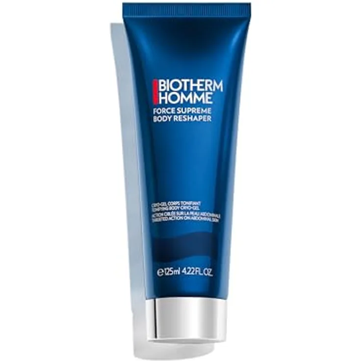 Biotherm Force Supreme Body Reshaper, kühlendes Cryo-Gel für Männer mit Biotech Plankton, Koffein und Kreatin, 125ml