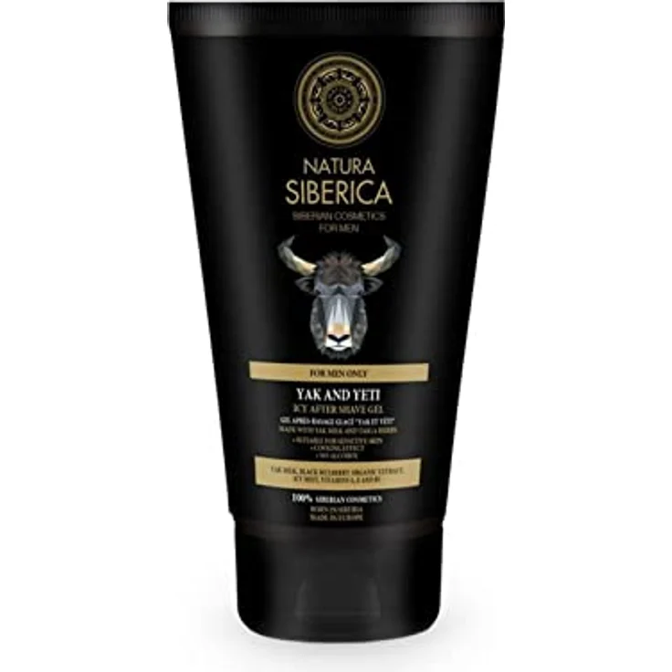 Natura Siberica Yak And Yeti Icy After Shave Gel, 150 ml, beruhigende Rasierpflege für Männer gegen Hautirritationen – Bild 1