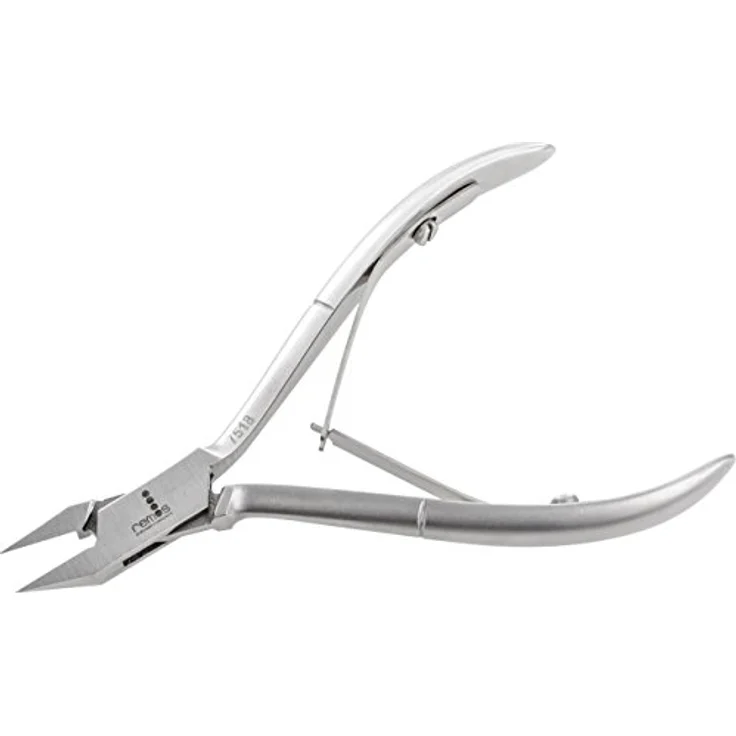 REMOS Eckenzange 10 cm, rostfreier Edelstahl für eingewachsene Zehennägel, präzise Spitzen, nachschleifbar, lange Lebensdauer – Bild 1