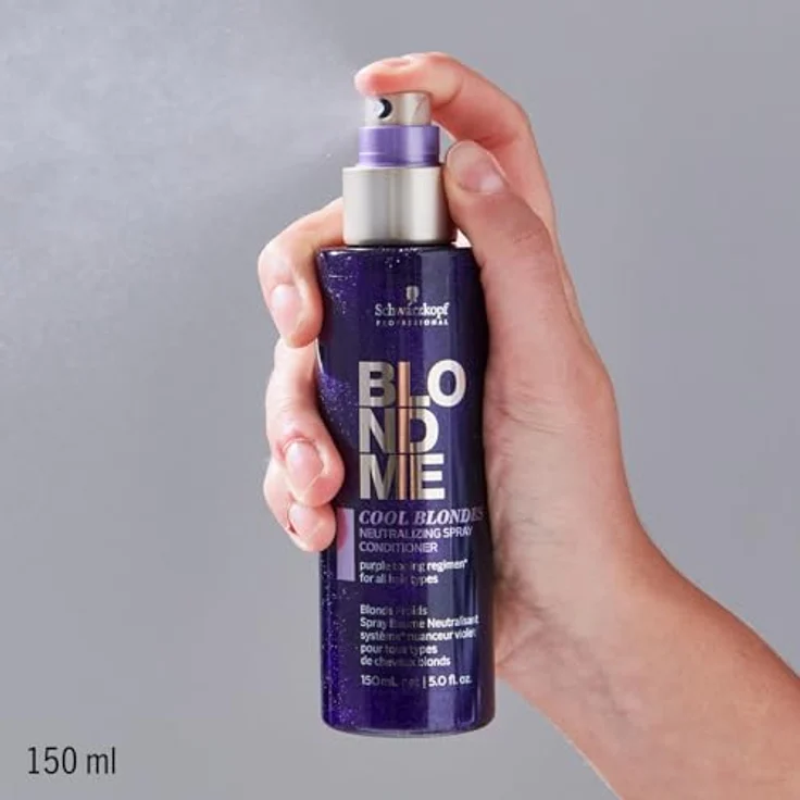 Schwarzkopf Blondme Cool Blondes Neutralizing Spray Conditioner 150 ml – Bild 2
