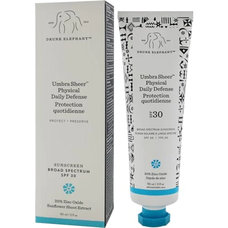 Drunk Elephant Umbra Sheer, mineralische Sonnencreme für das Gesicht, SPF 30, leichte rosa Tönung, 90 ml – Bild 7