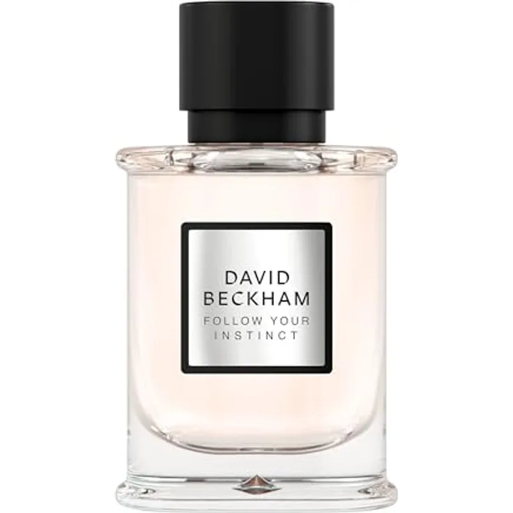 David Beckham Follow Your Instinct Eau de Parfum 50ml, Fougère-holziger Duft für Männer, schwarz/silber