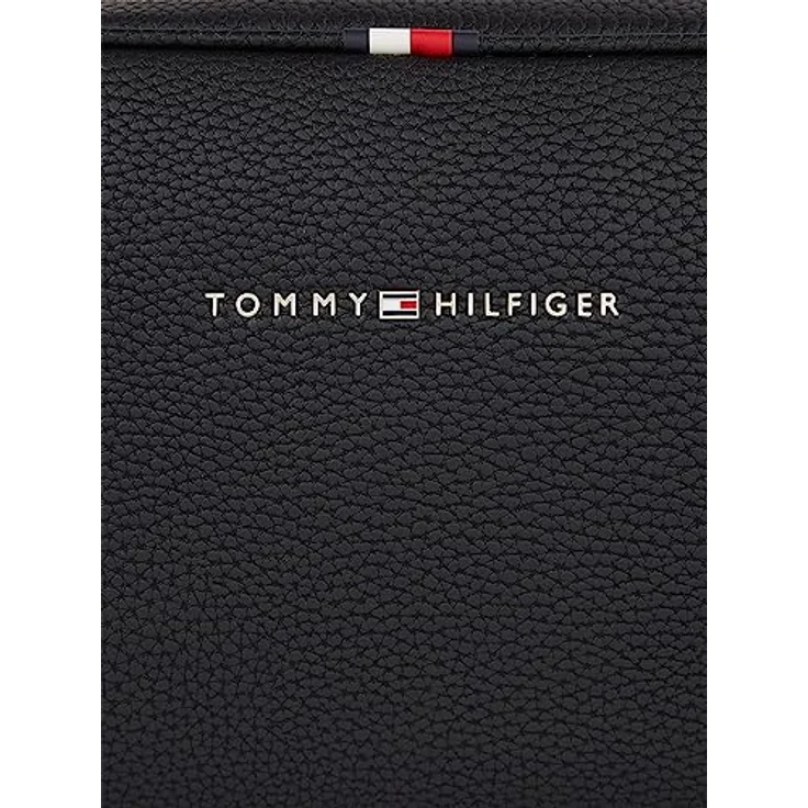 Tommy Hilfiger Herren Kulturbeutel Essential PU Washbag Kunstleder, Schwarz (Black), Einheitsgröße – Bild 4