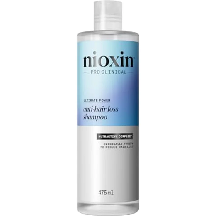 Nioxin Anti-Hair Loss Shampoo – Shampoo gegen Haarausfall, mit Koffein, Niacinamid, 475 ml – Bild 1