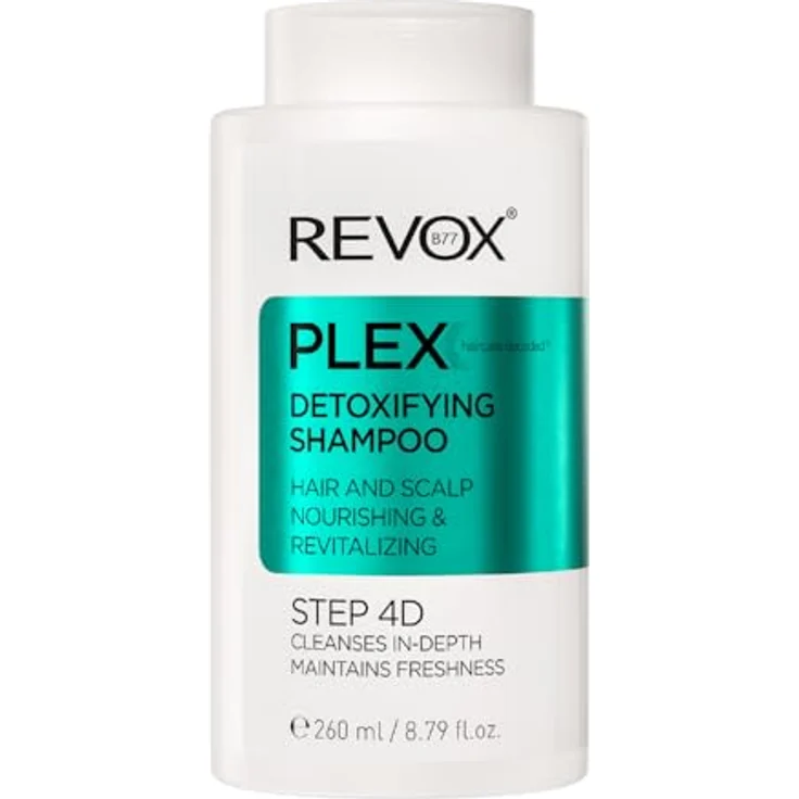 Revox B77 PLEX Detox Shampoo, 260 ml, reinigt Haar und Kopfhaut, vegan, ohne Sulfate und Silikone – Bild 1