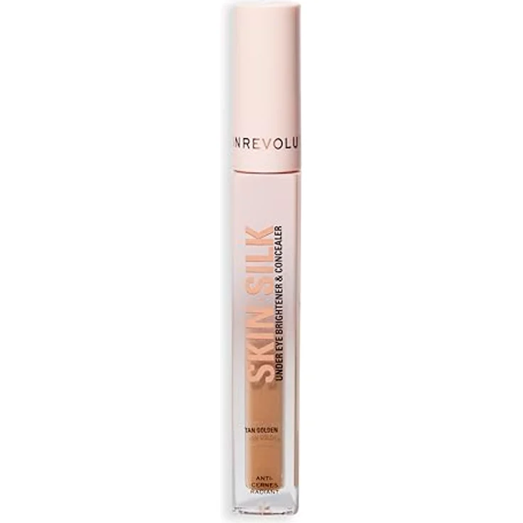 Revolution Beauty London Skin Silk Radiant Serum - Augenaufheller mit Hyaluronsäure und Squalan - Hydratisiert und glättet - Vegan & Cruelty-Free - Tan Golden - 4 ml – Bild 3