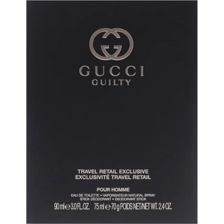 Gucci Guilty Homme Edt, Gesichts-Make-up-Entferner für Herren, 90 ml Deodorant – Bild 5