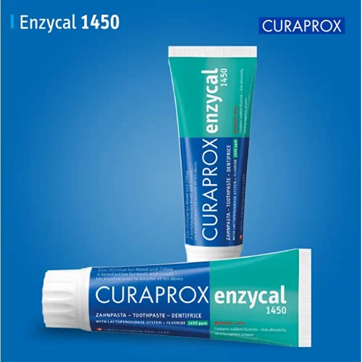 Curaden Curaprox Enzycal Zahnpasta 75 ml, das Zahngel Enzycal von Curaprox ist eine SLS freie Zahnpasta – Bild 4
