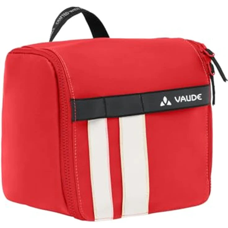 Vaude Banaba Kulturbeutel, 26 cm, rot, 100% Polyurethan, vielseitiger Beauty Case – Bild 1