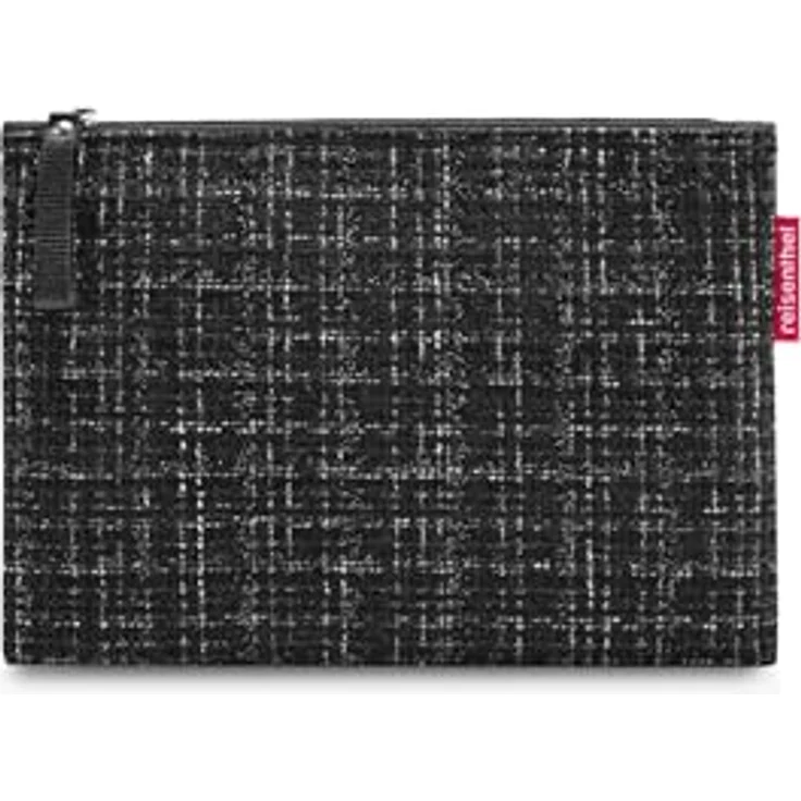 reisenthel case 1 bouclé Black, universeller kleiner Organizer aus wasserabweisendem Polyester für Kosmetik, 24 x 17 cm – Bild 1