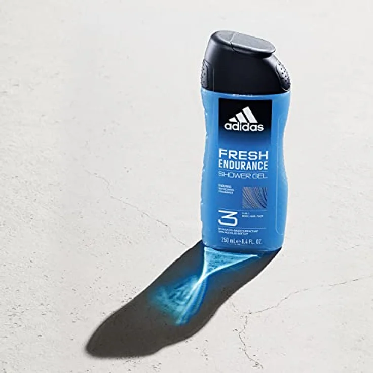 Adidas Fresh Endurance 3-in-1 Duschgel, vegane Formel, 400 ml – Bild 2