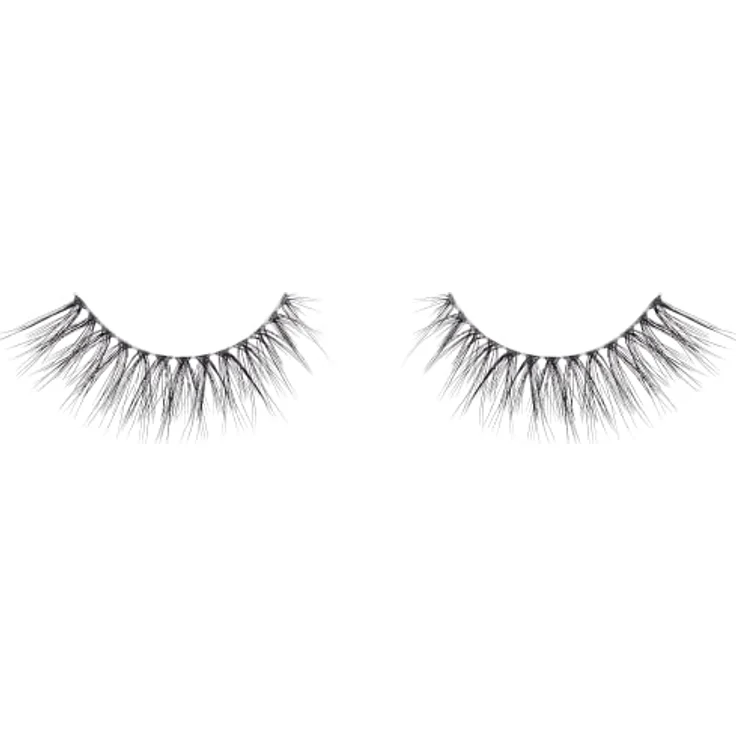 essence cosmetics Light as a feather 3D faux mink lashes, künstliche Wimpern, Nr. 02, Schwarz, volumengebend, Expressergebnis, vegan, ohne Mikroplastikpartikel, Nanopartikel frei, ohne Parfüm, 1er Pack (1pair) – Bild 1