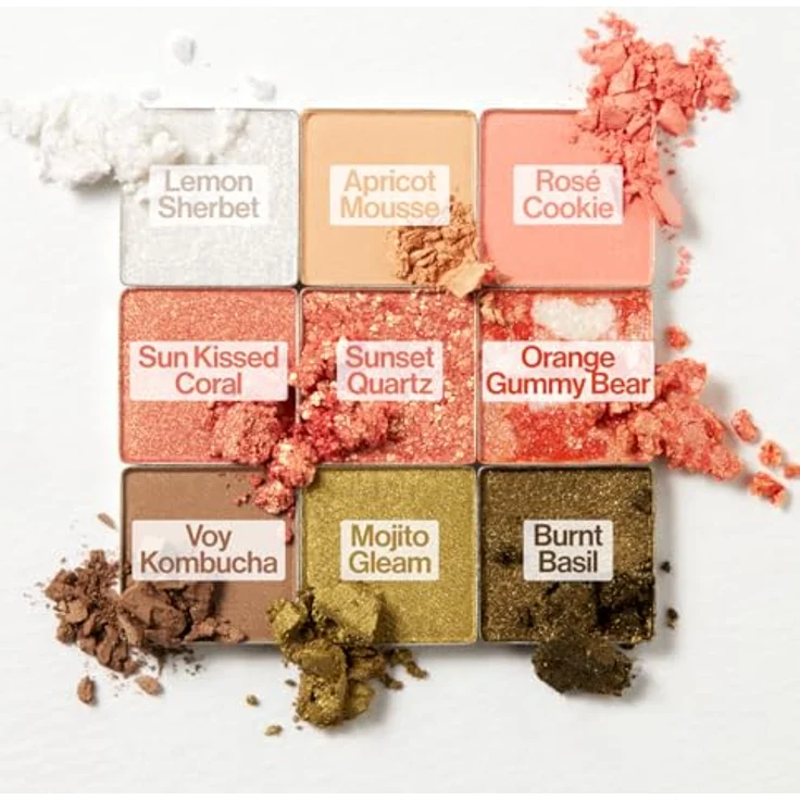 UNLEASHIA Glitterpedia Lidschatten Palette, veganer Augen Make-up mit Glitzer und Schimmer, 24h haltbar, NR.6 All of Citrus – Bild 5
