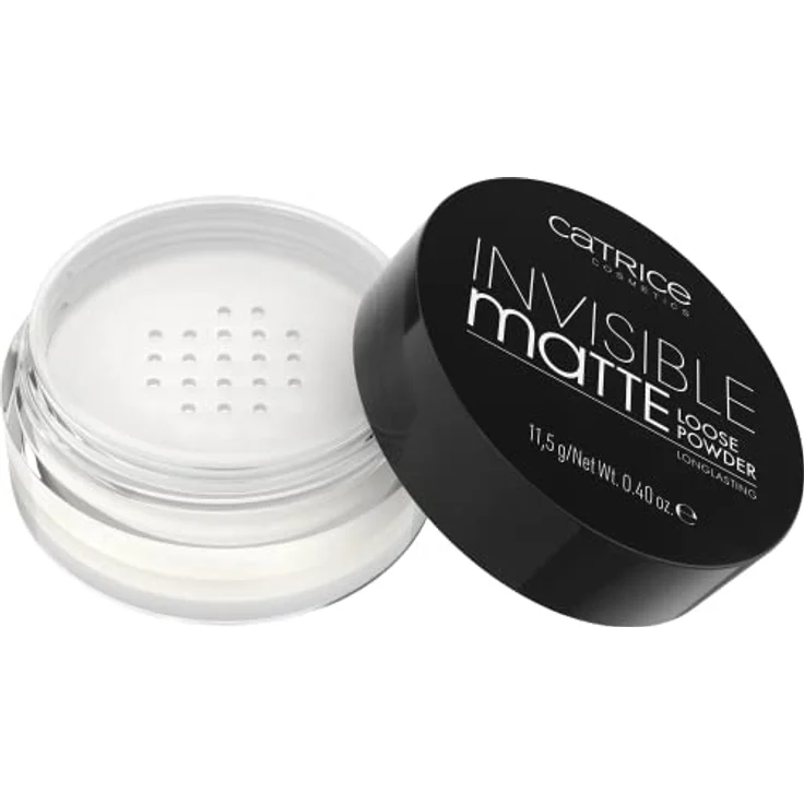 Catrice Invisible Matte Loose Powder, Puder, Nr. 001 Universal, transparent, langanhaltend, weichzeichnend, mattierend, fixierend, glanzabsorbierend, matt, vegan, Nanopartikel frei (11,5g) – Bild 1