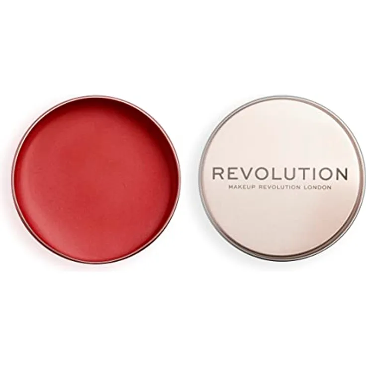 Makeup Revolution London, Balm Glow, Multi-Use Wangen- und Lippenbalsam, aufbaubar, taufrisches Finish, errötetes Rosa, 32g
