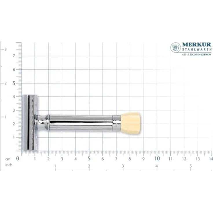 Merkur Rasierer, verchromt, in Schatulle – Bild 6