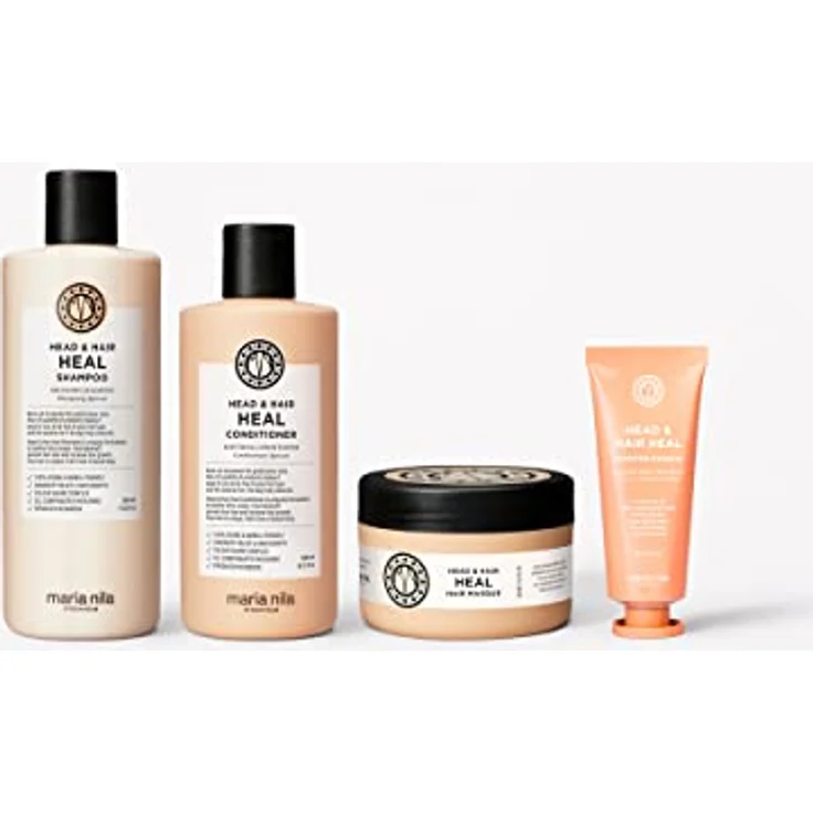Maria Nila Head & Hair Heal Booster Masque, 50 ml - Intensive Pflege für Kopfhaut & Haar - Feuchtigkeitsspendende Haarmaske für Glanz & Geschmeidigkeit - Vegan & Tierfreundlich - Reisegröße – Bild 2