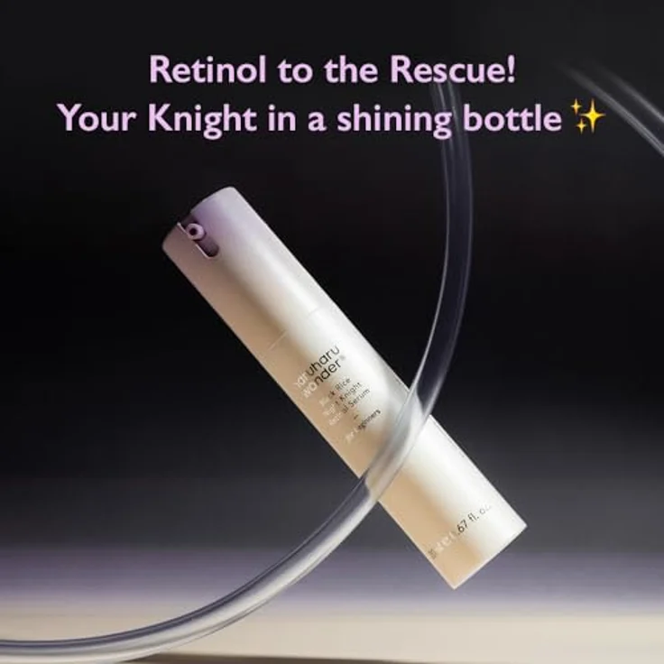 HARUHARU wonder Black Rice Night Knight Retinol Serum, 20ml für empfindliche Haut und Erstnutzer, feuchtigkeitsspendend und regenerierend – Bild 2