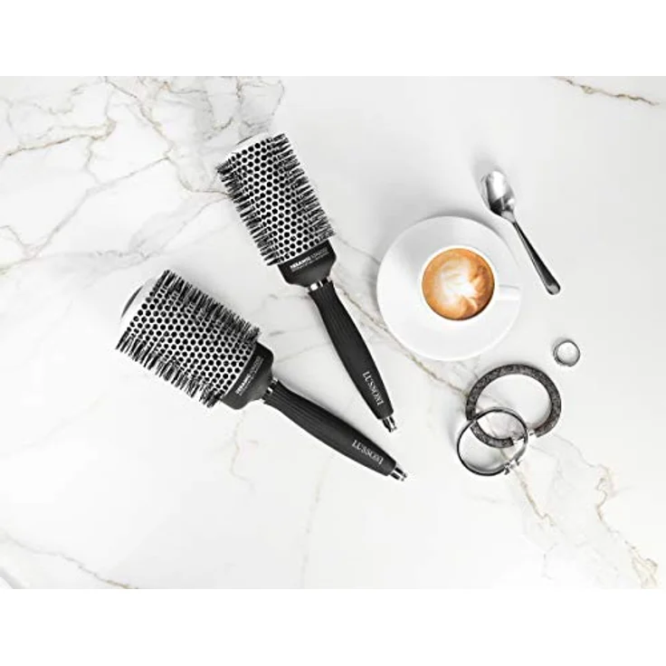TB TOOLS FOR BEAUTY T4B LUSSONI Care & Style, Professionelle Styling Haarbürste für mittellange und kurze Haare, 43 mm, hitzebeständig bis 220 °C, antistatisch, ergonomischer Griff – Bild 5