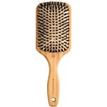 Olivia Garden Bamboo Touch Brush – Nachhaltige Bambus Detangle Haarbürste, Nylon und Wildschweinborsten - Größe L