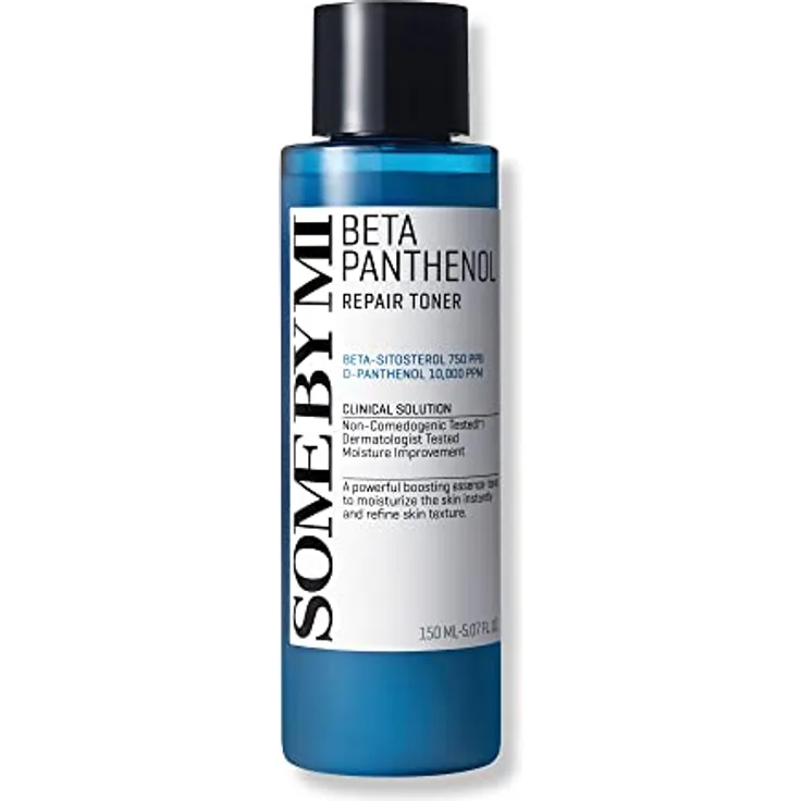 SOME BY MI Beta-Panthenol Toner reparieren – Wiederaufbau der Hautbarriere mit Beta-Sitosterol und Panthenol – 5,07 Unzen, 150 ml, feuchtigkeitsspendender Gesichtstoner