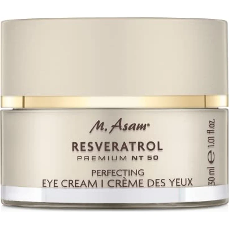 M. Asam Resveratrol Premium NT50 Perfecting Eye Cream (30ml) – Anti Aging Augencreme mit Resveratrol & Hyaluron glättet Augenfältchen, Straffende Augenpflege - Preisvergleich – Bild 1