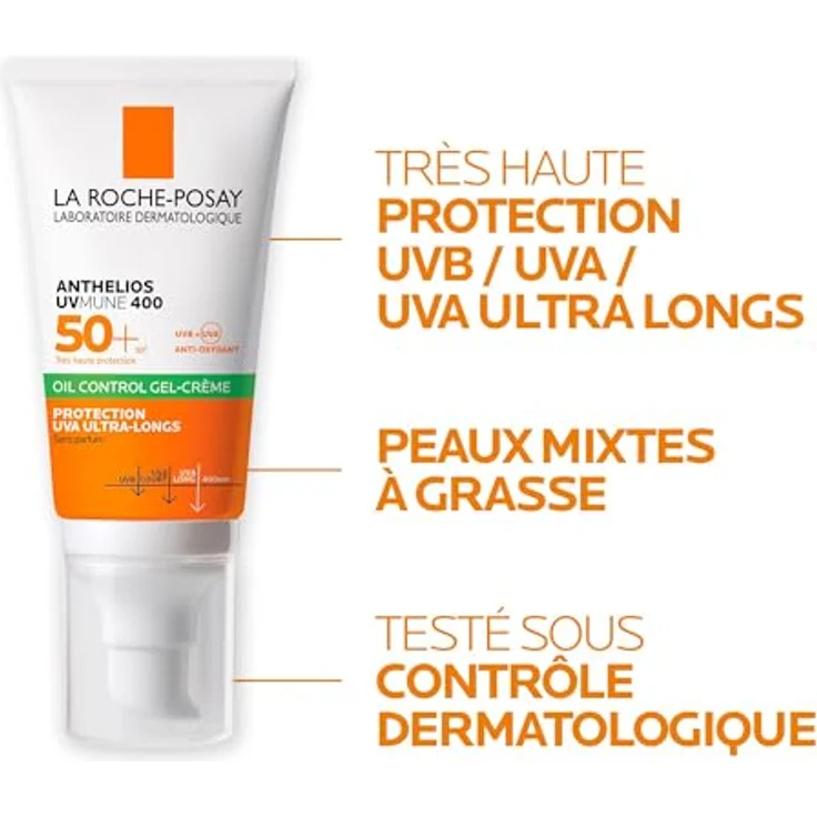 La Roche-Posay Anthelios Dry Touch XL Gel-Crème Toucher Sec Sonnenschutz-Gel LSF50 hoher Lichtschutzfaktor 50 ml – Bild 2