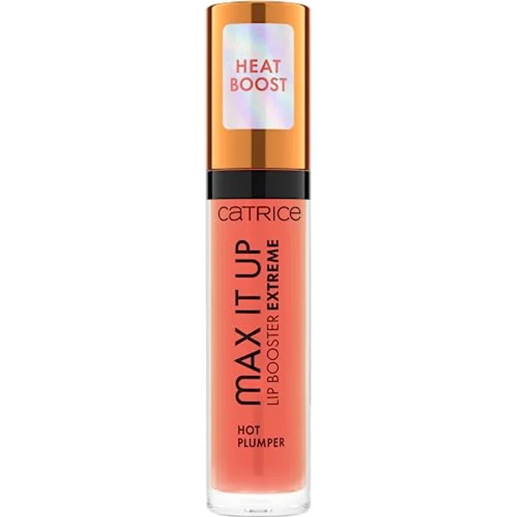 Catrice Max It Up Lip Booster Extreme, Nr. 020, Orange, pflegend, Extremes Volumen, vergrößernd, glänzend, vegan, 1er Pack (4ml) – Bild 1