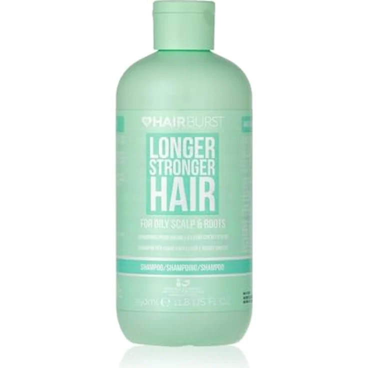 HAIR BURST Shampoo für Haarwachstum für Frauen, für fettiges Haar, reinigt und reguliert, reduziert Haarausfall, mit Kokos und Avocado, 350ml – Bild 1