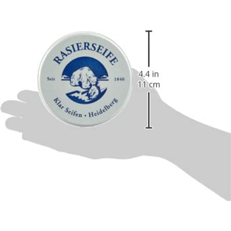 Klar Seifen Rasierseife Sandelholz, 110 g – Bild 4