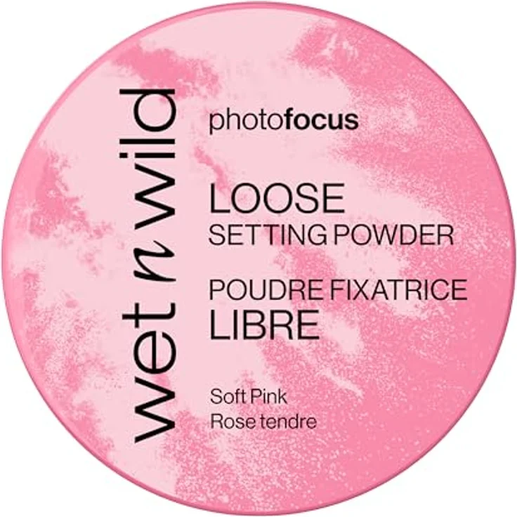 Wet n Wild PhotoFocus loser Puder, Soft Pink, 20 g – mattierend, aufhellend, fixiert Make-up, verleiht Weichzeichnungseffekt – Bild 1