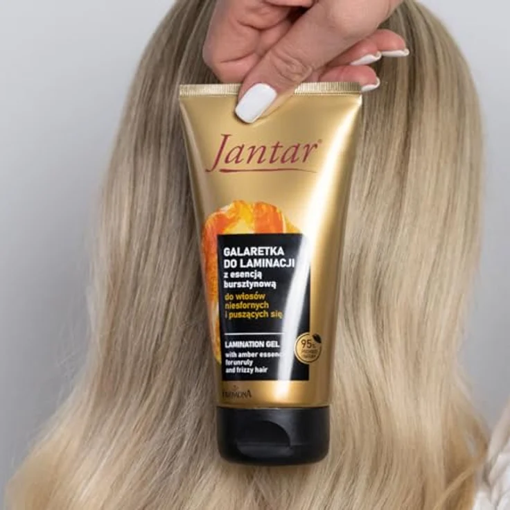 Farmona Jantar Haarlaminierungsgel, für widerspenstiges, krauses Haar, starker Halt, 150 g – Bild 5