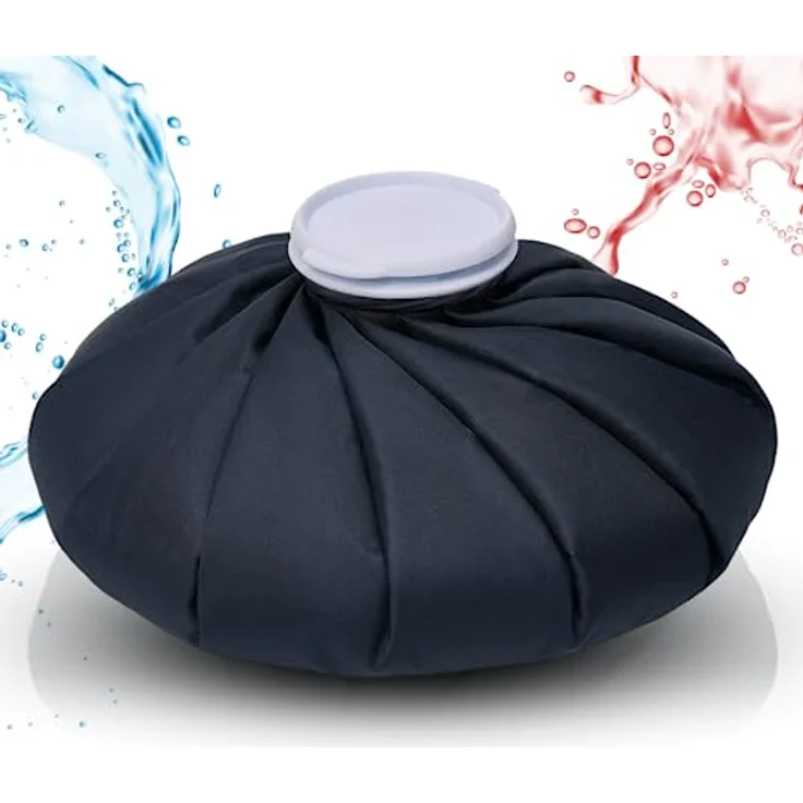 IEA Medical Wärme- & Eisbeutel 28 cm – wiederverwendbar, flexibel, für Kälte- & Wärmetherapie, ideal bei Schmerzen, Blau – Bild 1