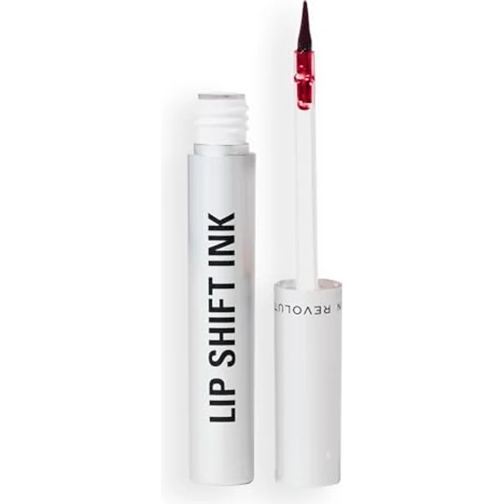 Revolution Lip Shift Ink Peel Off Lip Liner Stain – Pelbarer Lippenkonturenstift, matte Farbe, vegan & tierversuchsfrei, Red Reveal, 1,8 ml – Bild 1