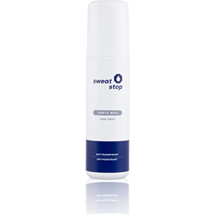SweatStop Forte max Hand Spray 100 ml Antitranspirant gegen Hand Schweiß und Schwitzen an den Händen - Antiperspirant schwitzige Hände - 24 h Sicherheit