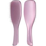 Tangle Teezer The Ultimate Detangler Chrom-Haarbürste, für nasses und trockenes Haar, entwirrt alle Haartypen, reduziert Haarbruch, beseitigt Knoten, zweistufige Zähne und bequemer Griff,