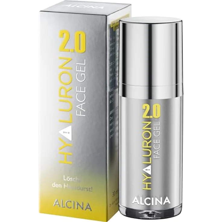 Alcina Hyaluron 2.0 Gesichtsgel, glättendes Gesichtsserum mit intensiver Feuchtigkeitsversorgung, 30 ml – Bild 3