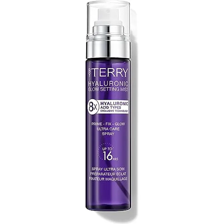 By Terry Hyaluronic Glow Setting Mist, Fixing Spray mit 8-facher Hyaluronsäure, alkoholfrei und vegan, 100 ml