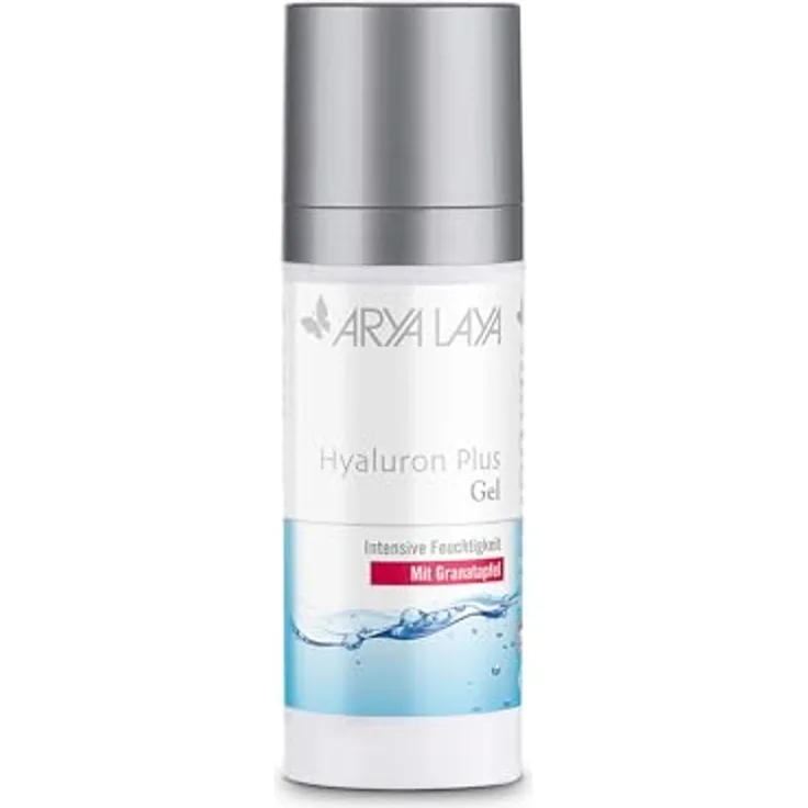 ARYA LAYA Hyaluron Plus Gel mit Granatapfel, 50 ml: strafft, mildert Rötungen & polstert Falten auf, vegan