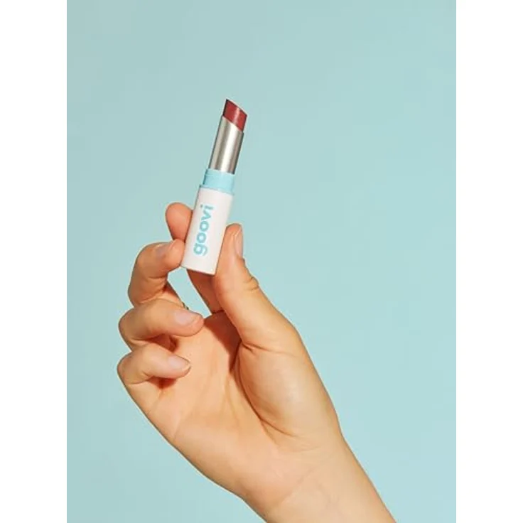 GOOVI That's My Glow Tinted Lip Balm, getönter Lippenbalsam mit Meeresalgenextrakt, pflegend & glänzend, 2,5g – Bild 2