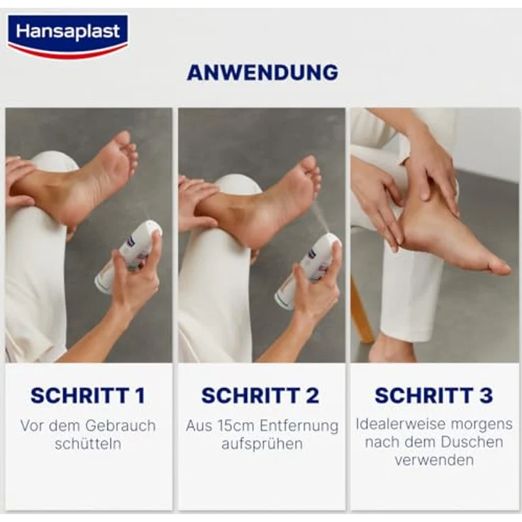 Hansaplast Fußpilz 2in1 Deo, 150 ml, wirksam gegen Fußpilz und geruchsbindend – Bild 5