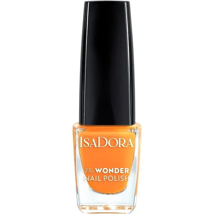 IsaDora Wonder Nail Polish, 6 ml Nagellack in Sea Buckthorn, schnelltrocknende Formel mit streifenfreier Deckkraft