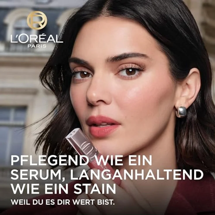 L’Oréal Paris Hyaluron Tint Lip Stain Serum, flüssiger Lippenstift mit feuchtigkeitsspendender Wirkung, Farbton 635 Worth It, 5 ml – Bild 2
