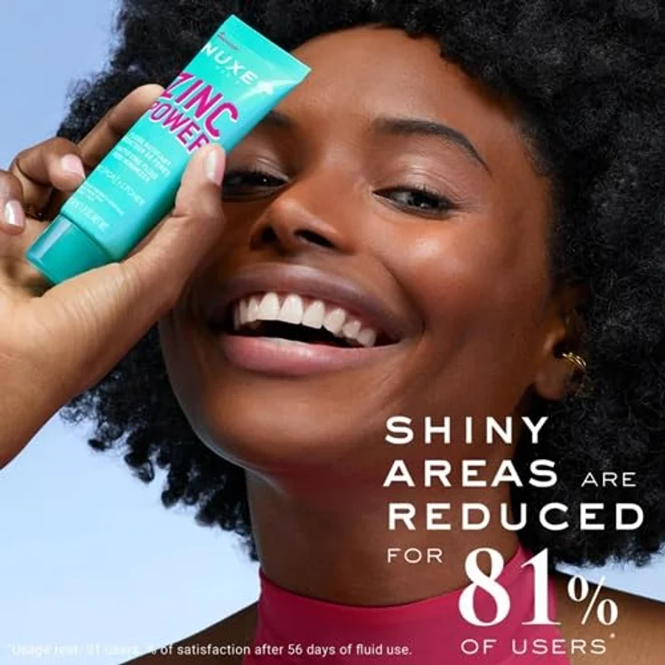 Nuxe Zinc Power Mattifying Fluid, Gesichtscreme für Damen zur Porenverkleinerung, 40 ml – Bild 3