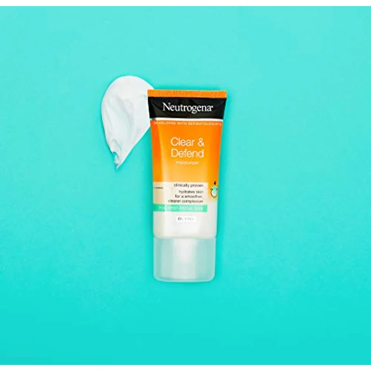 Neutrogena Clear & Defend Moisturizer Feuchtigkeitscreme für unreine Haut 50 ml für Frauen – Bild 6